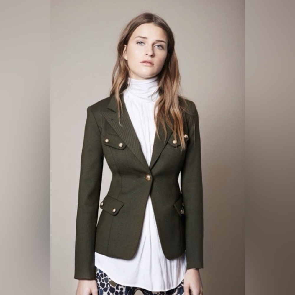 Smythe Olive Green Blazer x US4 / S